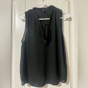 Forever 21 tie neck blouse
